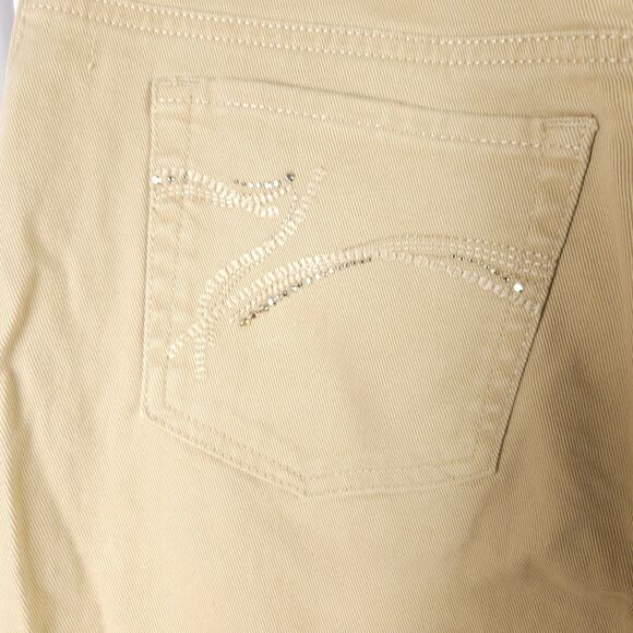Gloria Vanderbilt Women's Sz 12 32x30 Beige Amanda High Rise Tapered Jeans - Picture 3 of 10